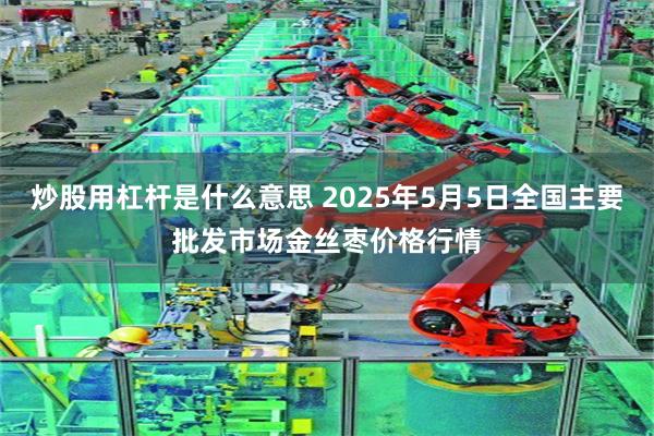 炒股用杠杆是什么意思 2025年5月5日全国主要批发市场金丝枣价格行情