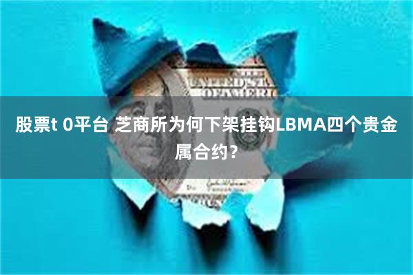 股票t 0平台 芝商所为何下架挂钩LBMA四个贵金属合约？