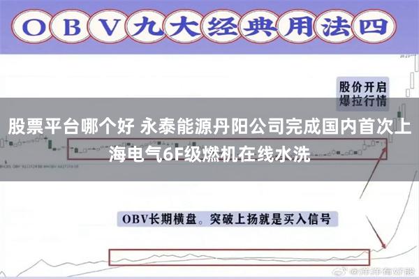 股票平台哪个好 永泰能源丹阳公司完成国内首次上海电气6F级燃机在线水洗